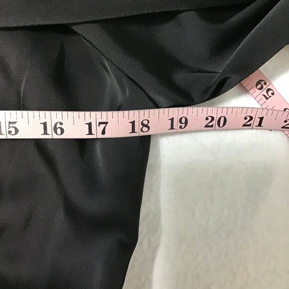 LULU'S SZ L Black Fabulous Class Short Sleeve Wide-Leg Belted Jumpsuit NEW B76 - Picture 6 of 11